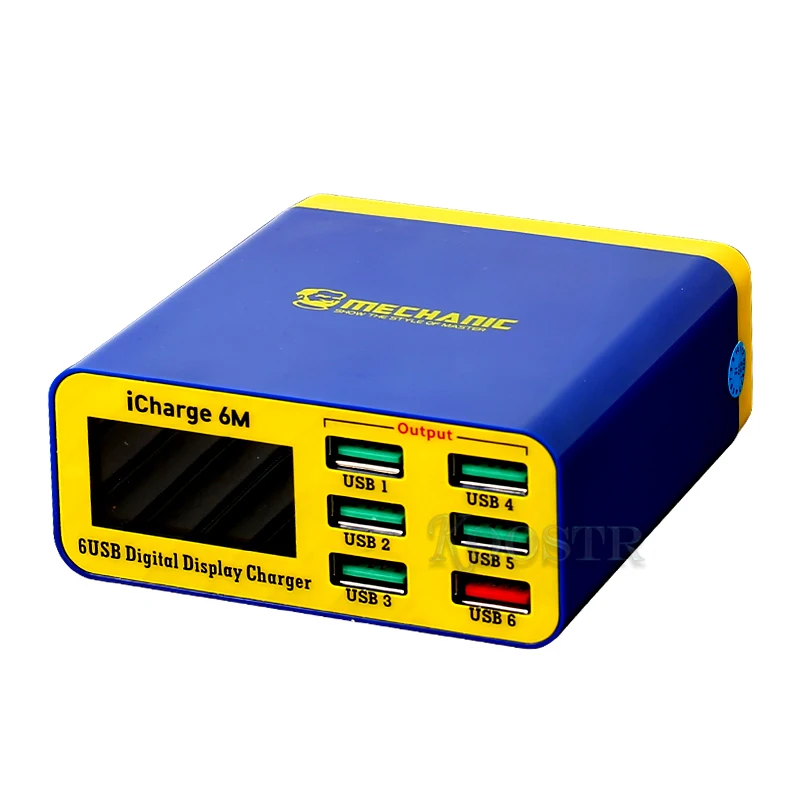 Зарядное устройство MECHANIC icharge 6 м QC 3 0 USB несколько портов мобильный телефон
