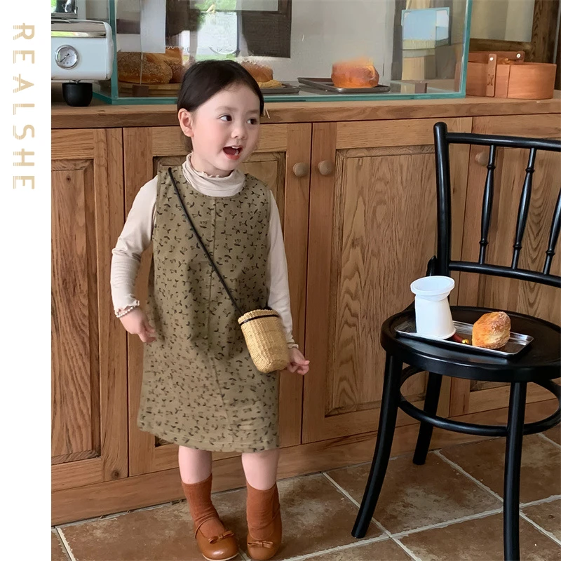 Baby Girls Dress 2023 New Autumn Winter Korean Style Sleeveless Print Kids Girl Dresses Children Clothing for Girls
Baby Girls Dress 2023 New Autumn Winter Korean Style Sleeveless Print Kids Girl Dresses Children Clothing for Girls