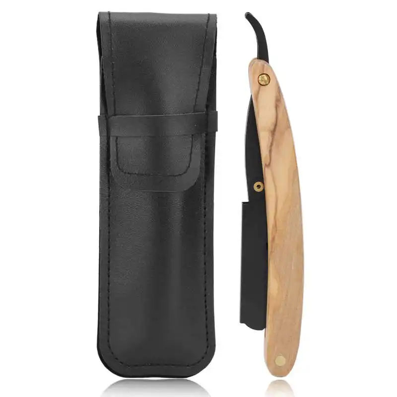 Men Straight Razor Folding Flexible Manual Straight Razor Wooden Handle Safe Portable Ergonomic for Face Grooming for Home
Men Straight Razor Folding Flexible Manual Straight Razor Wooden Handle Safe Portable Ergonomic for Face Grooming for Home