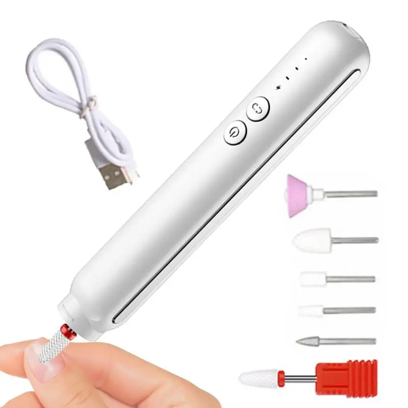 Manicure Drill Machine USB Charged Portable Nail Buffer Nail Tools With 3 Gear Speed For Manicure Trimming Polishing And
Manicure Drill Machine USB Charged Portable Nail Buffer Nail Tools With 3 Gear Speed For Manicure Trimming Polishing And