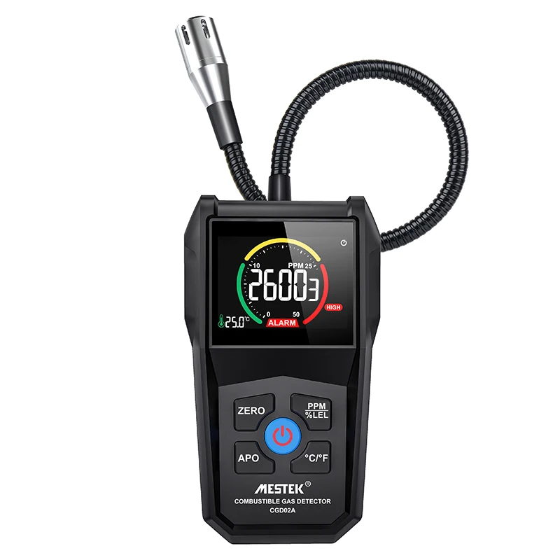 Combustible Gas Analyzer CGD02A methan Leak Location Tester Concentration Meter Smart Sensor carbon monoxide Gas Leak Detector
Combustible Gas Analyzer CGD02A methan Leak Location Tester Concentration Meter Smart Sensor carbon monoxide Gas Leak Detector