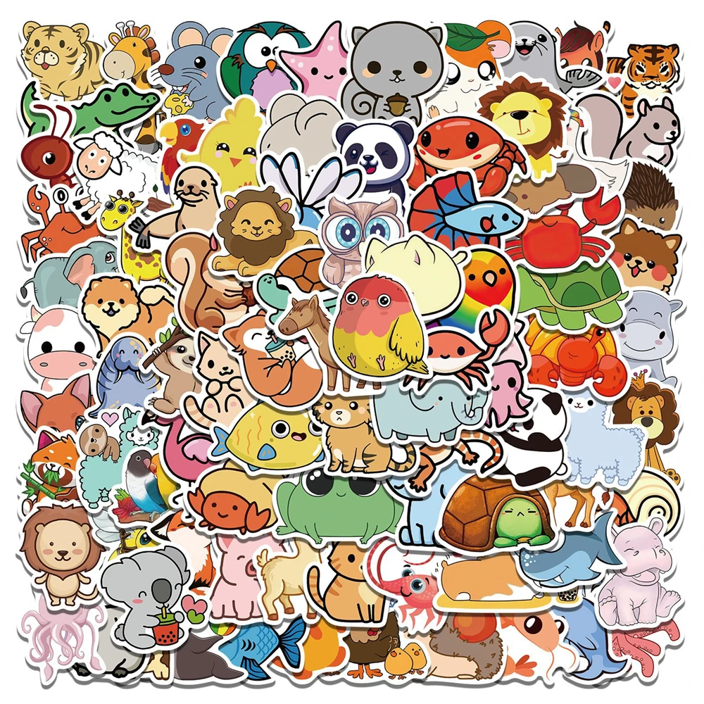 10/50 Pcs Cartoon Cute Little Animals Graffiti Sticker Decorate Luggage Skateboard Cute DIY Cool Waterproof Kid Toy Thin Sticker
10/50 Pcs Cartoon Cute Little Animals Graffiti Sticker Decorate Luggage Skateboard Cute DIY Cool Waterproof Kid Toy Thin Sticker