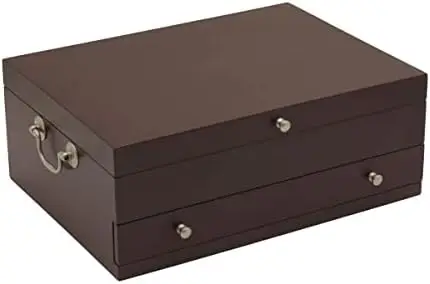 Lined Flatware Storage Chest with Drawer, 15 Inch, Dark Walnut Commercial rice cooker cup Drawer cabinet storage for clothes Ro
Lined Flatware Storage Chest with Drawer, 15 Inch, Dark Walnut Commercial rice cooker cup Drawer cabinet storage for clothes Ro