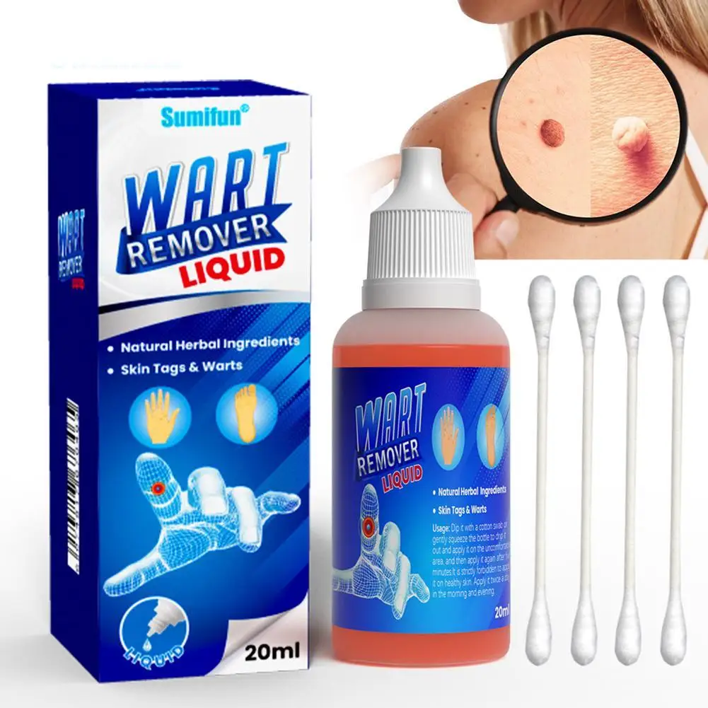 Wart Remover Liquid Skin Tag Removal Plaster Body Warts Treat Filiform Mole Herbal Extracts Skin Care Lotion 20ML
Wart Remover Liquid Skin Tag Removal Plaster Body Warts Treat Filiform Mole Herbal Extracts Skin Care Lotion 20ML