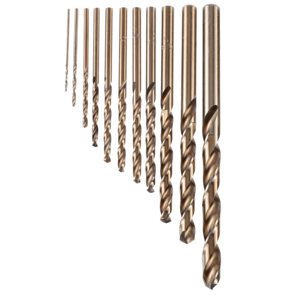 11pcs HSS M35 Cobalt Round Shank Drill Bit Set 1-5mm Used For Stainless Steel Metal Wood Working Drilling Drill Bit Power Tools
11pcs HSS M35 Cobalt Round Shank Drill Bit Set 1-5mm Used For Stainless Steel Metal Wood Working Drilling Drill Bit Power Tools
