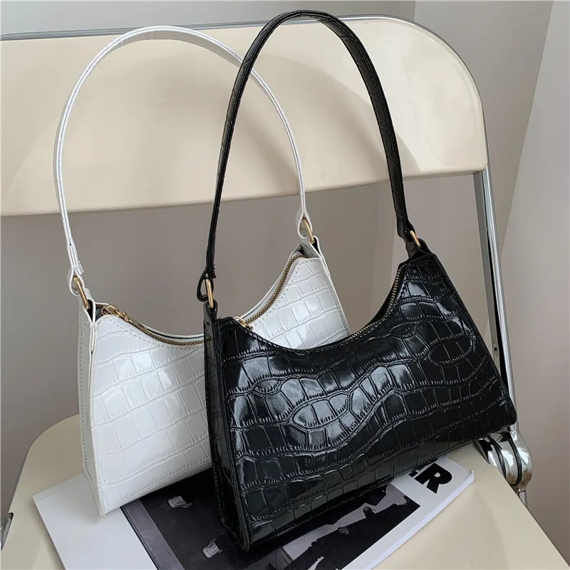 Ladies Fashion Trend Pink Crocodile Pattern PU Shoulder Handbag Baguette Bag Large Capacity Cosmetic Mobile Phone Coin Purse
Ladies Fashion Trend Pink Crocodile Pattern PU Shoulder Handbag Baguette Bag Large Capacity Cosmetic Mobile Phone Coin Purse