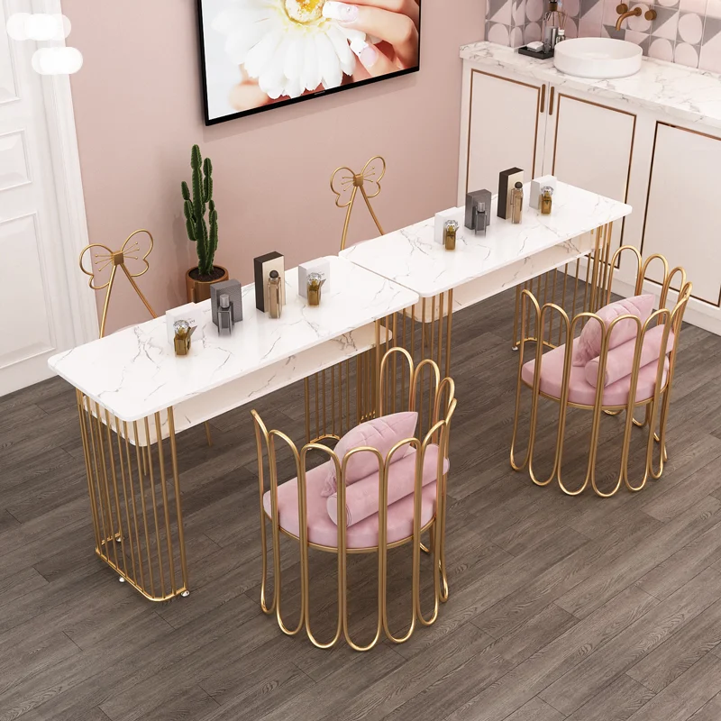 Nordic Iron Nail Tables Light Luxury Beauty Salon Professional Nail Manicure Table and Chair Set Home Double-layer Makeup Tables
Nordic Iron Nail Tables Light Luxury Beauty Salon Professional Nail Manicure Table and Chair Set Home Double-layer Makeup Tables