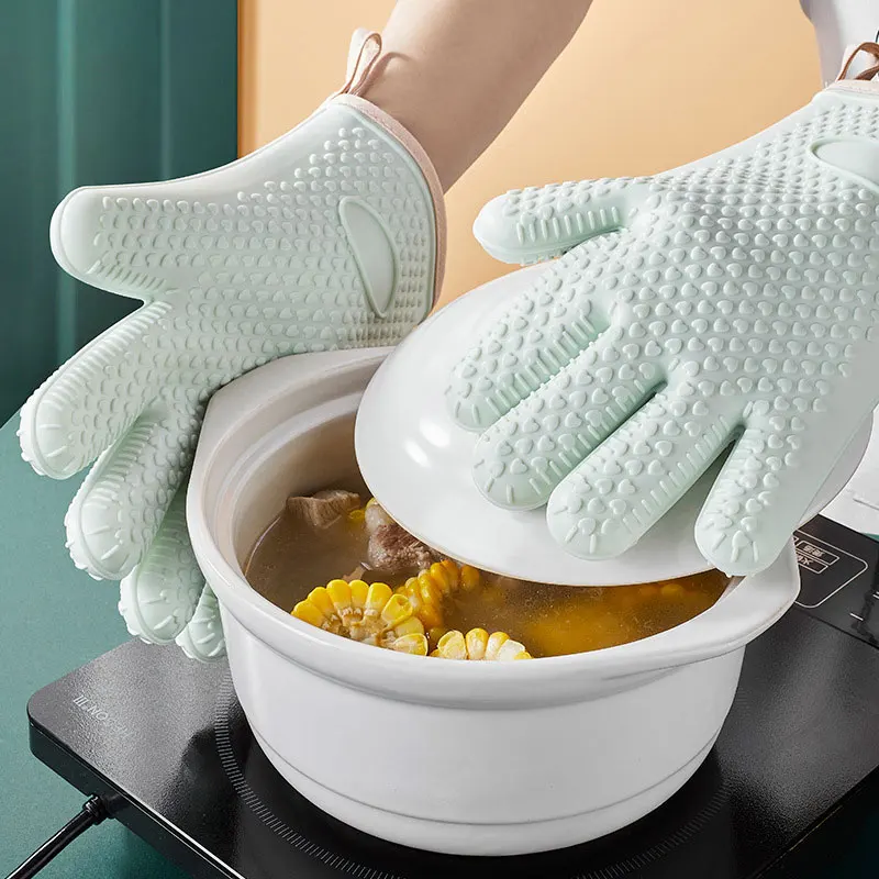 YOOLOV Thickened Oven Gloves Heat Resistant Baking Silicone and Cotton Kitchen Flexible Mitts Microwave Waterproof Oversized
YOOLOV Thickened Oven Gloves Heat Resistant Baking Silicone and Cotton Kitchen Flexible Mitts Microwave Waterproof Oversized