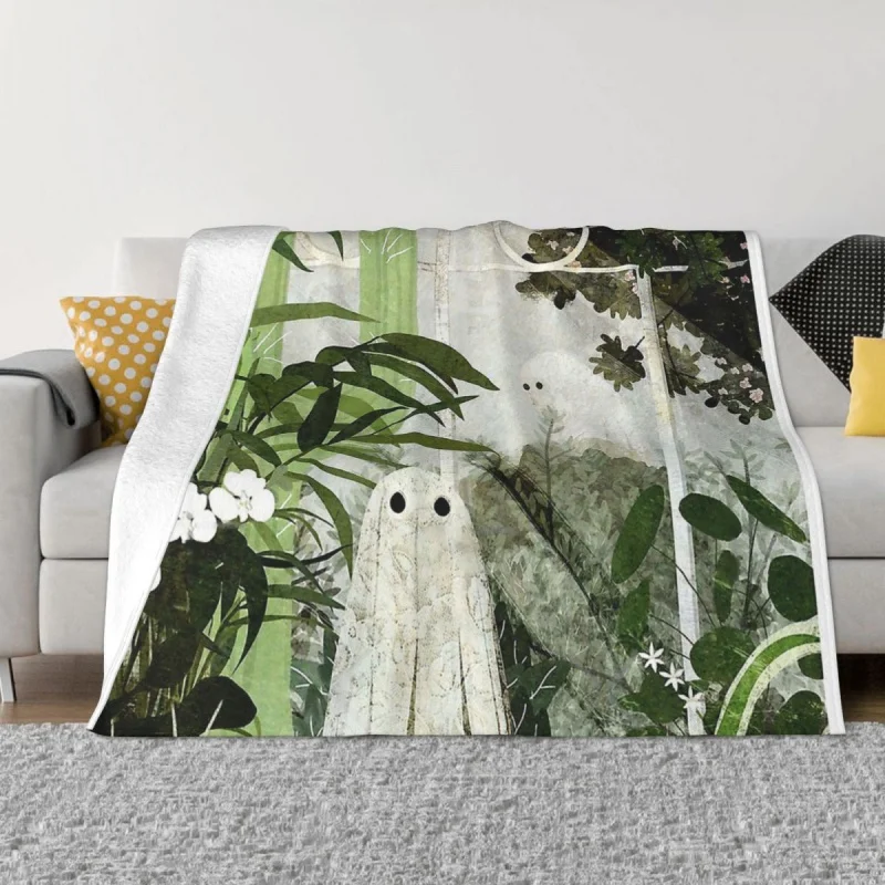 Art Blanket Flannel There's A Ghost In The Greenhouse Again Cozy Soft FLeece Bedspread
Art Blanket Flannel There's A Ghost In The Greenhouse Again Cozy Soft FLeece Bedspread