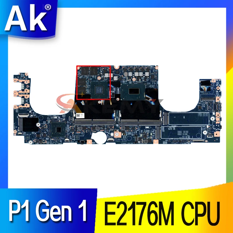 For Lenovo ThinkPad P1 Gen 1 motherboard laptop 17870-1 with CPU E2176M GPU N18P-Q3-A1 FRU 01YU933 DDR4 100% Fully Tested
For Lenovo ThinkPad P1 Gen 1 motherboard laptop 17870-1 with CPU E2176M GPU N18P-Q3-A1 FRU 01YU933 DDR4 100% Fully Tested