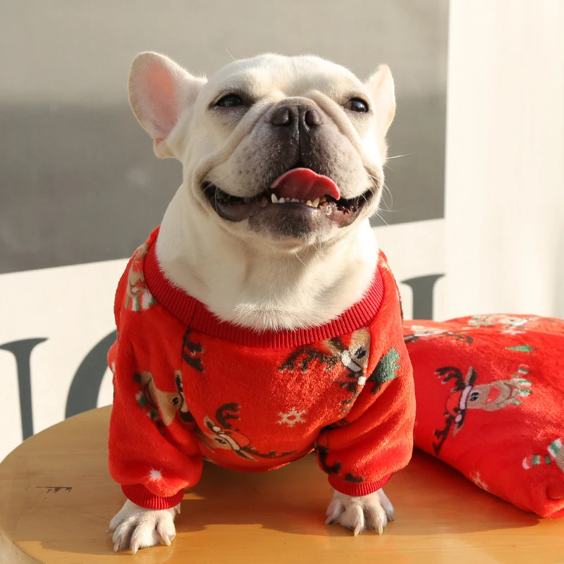 Cartoon Small Dog Hoodie Pet Supplies Pet Hoodie Two-legged Fleece Clothes Printed Christmas Style Warm Cute Pet Supplies
Cartoon Small Dog Hoodie Pet Supplies Pet Hoodie Two-legged Fleece Clothes Printed Christmas Style Warm Cute Pet Supplies