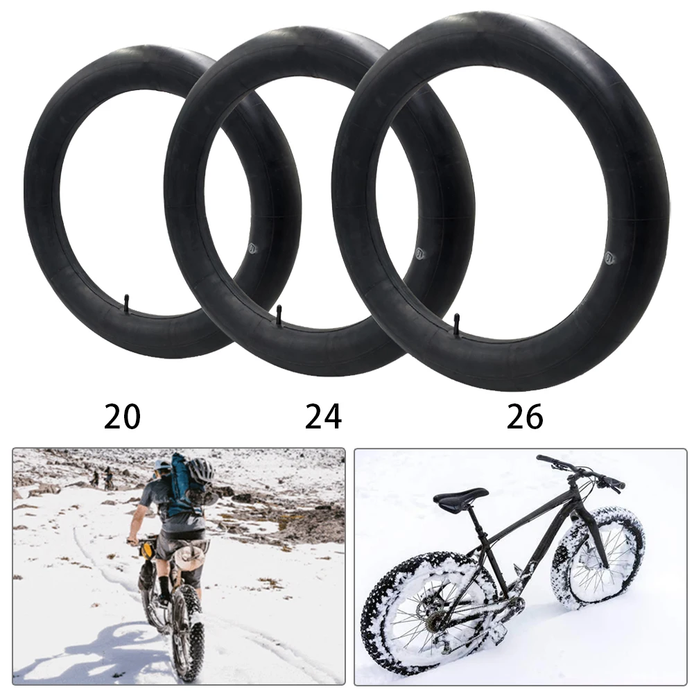 Snow Bicycle Inner Tube 20/24/26x4.0 Suitable For Fat Bikes/E-Bikes Durable Inner Tube Cycling Bike Ebike Parts Accessories
Snow Bicycle Inner Tube 20/24/26x4.0 Suitable For Fat Bikes/E-Bikes Durable Inner Tube Cycling Bike Ebike Parts Accessories