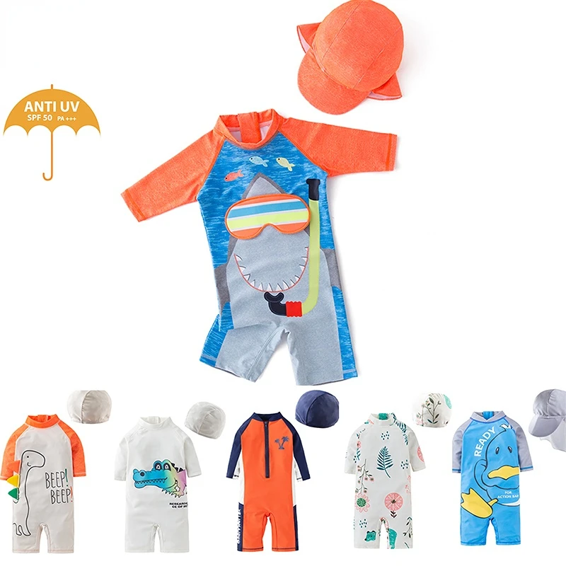 Купальный костюм для мальчиков с принтом акулы и динозавра, 2 предмета, с шапкой и УФ-защитой, лето 2021, новые детские купальники для мальчиков
Купальный костюм для мальчиков с принтом акулы и динозавра, 2 предмета, с шапкой и УФ-защитой, лето 2021, новые детские купальники для мальчиков