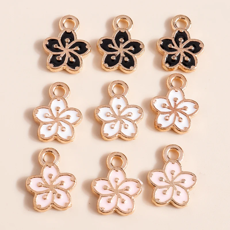 10pcs 9x12mm Cute Small Enamel Flower Charms for Jewelry Making DIY Handmade Bracelets Earrings Pendants Necklaces Crafts Supply
10pcs 9x12mm Cute Small Enamel Flower Charms for Jewelry Making DIY Handmade Bracelets Earrings Pendants Necklaces Crafts Supply