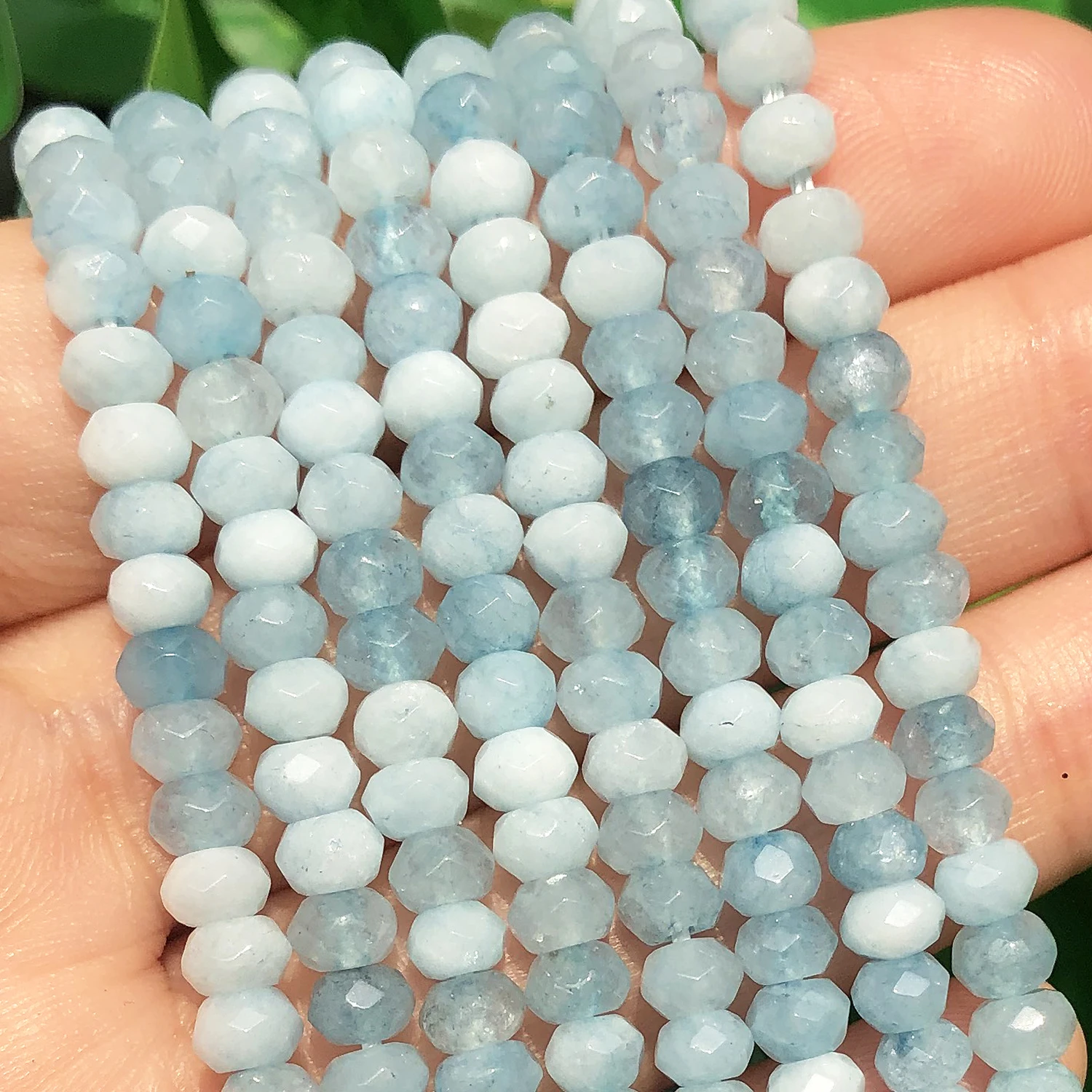 3x5mm Natural Aquamarines Rondelle Stone Beads Faceted Loose Spacer Beads for Jewelry Making Diy Bracelet Earrings Accessories
3x5mm Natural Aquamarines Rondelle Stone Beads Faceted Loose Spacer Beads for Jewelry Making Diy Bracelet Earrings Accessories