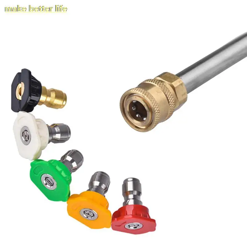 NEW Power Washer Lance 1/4 Inch Quick Connect Power Washing Sprayer High Pressure Washer Extension Rod Telescoping
NEW Power Washer Lance 1/4 Inch Quick Connect Power Washing Sprayer High Pressure Washer Extension Rod Telescoping