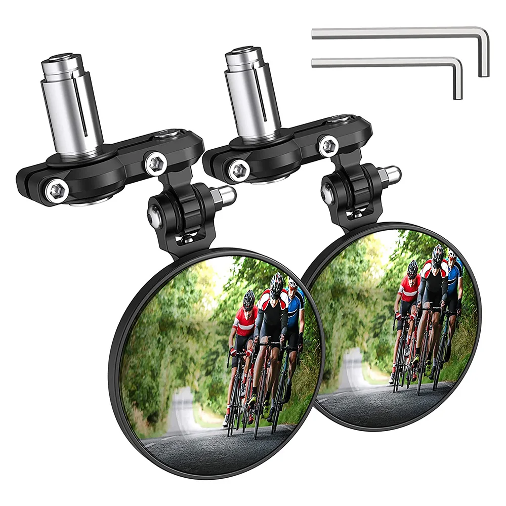 1 Pair Universal Bicycle Rearview Mirror Adjustable Rotate Wide-Angle Cycling Handlebar Rear View for MTB Road Bike Motorcycle
1 Pair Universal Bicycle Rearview Mirror Adjustable Rotate Wide-Angle Cycling Handlebar Rear View for MTB Road Bike Motorcycle