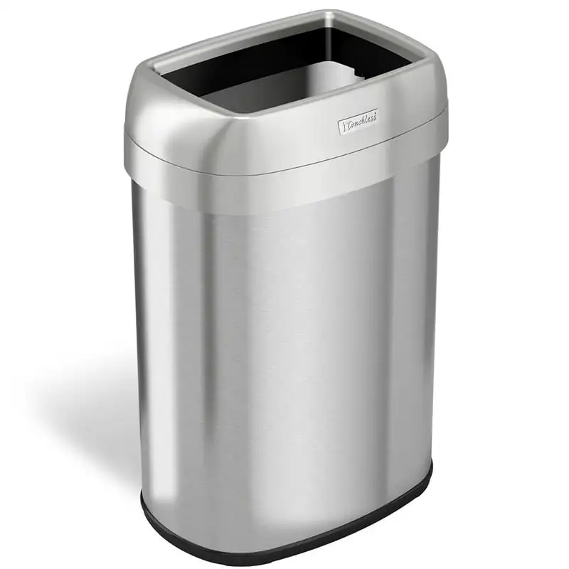 Gallon Elliptical Open Top Trash Can and Recycle Bin with Double Odor Filters and Large 12-Inch Opening
Gallon Elliptical Open Top Trash Can and Recycle Bin with Double Odor Filters and Large 12-Inch Opening