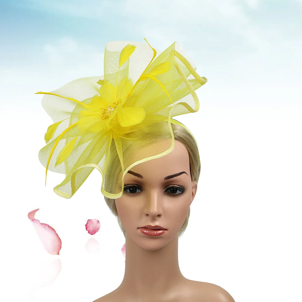 Women’s Hats Fascinator Hat for Tea Party Headband Flower Mesh Ribbons Hair Clip Derby Hats Wedding Headband
Women’s Hats Fascinator Hat for Tea Party Headband Flower Mesh Ribbons Hair Clip Derby Hats Wedding Headband