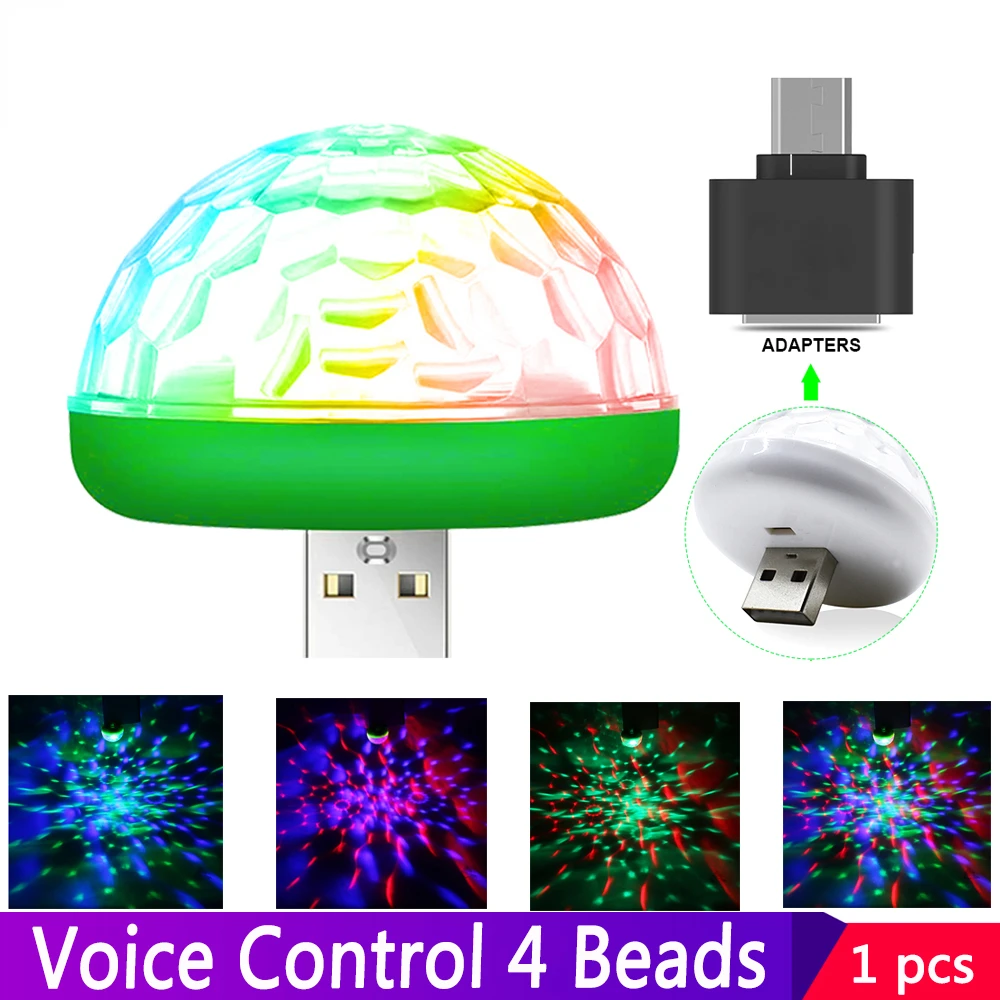Stage Lamp Car LED Decorative Bulb Mini RGB Atmosphere Light Car-styling Auto Interior Lights for Festival Party Karaoke
Stage Lamp Car LED Decorative Bulb Mini RGB Atmosphere Light Car-styling Auto Interior Lights for Festival Party Karaoke