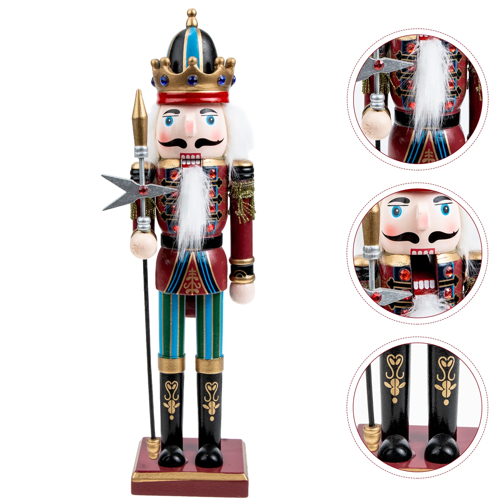 Wood Trim Nutcracker Craft Xmas Table Ornament Desktop Decor Cloth Nutcrackers Decorations Wooden
Wood Trim Nutcracker Craft Xmas Table Ornament Desktop Decor Cloth Nutcrackers Decorations Wooden