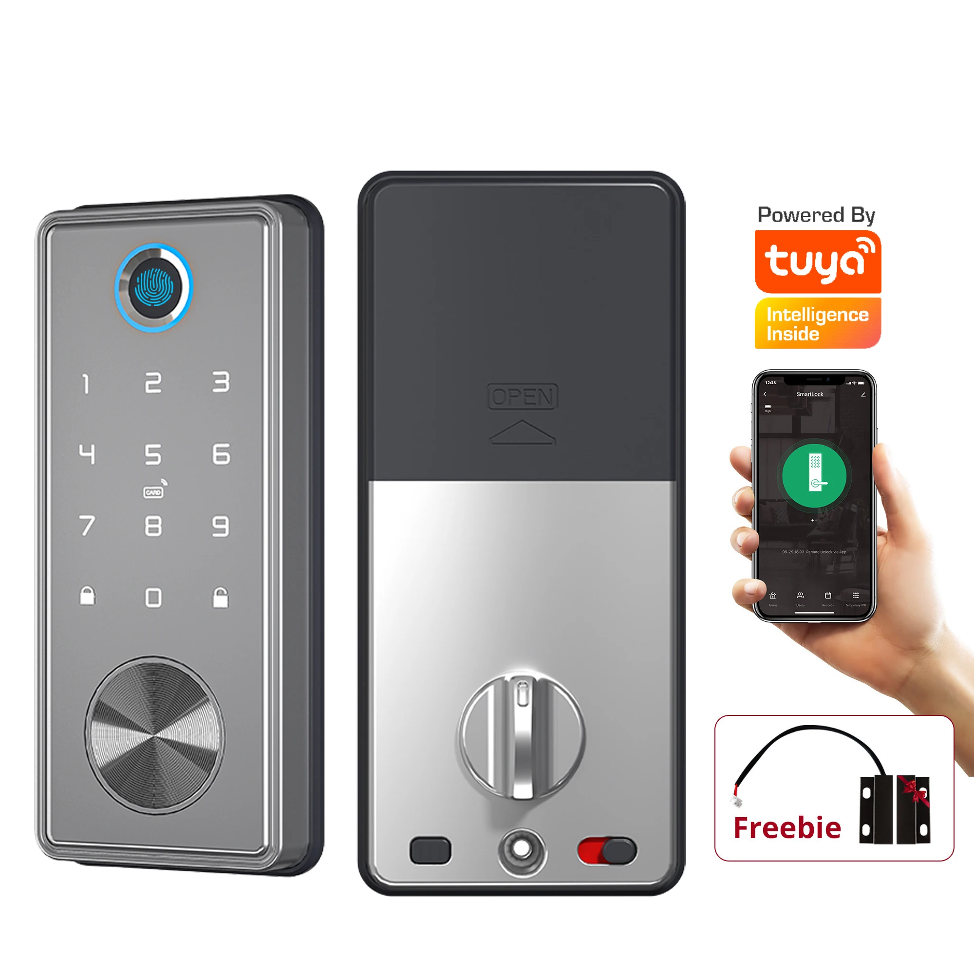 Z50 fechadura eletronica biometria inteligente Door Lock Deadbolt Digital Tuya Wifi Fingerprint Keyless Keypad Electronic Locks
Z50 fechadura eletronica biometria inteligente Door Lock Deadbolt Digital Tuya Wifi Fingerprint Keyless Keypad Electronic Locks
