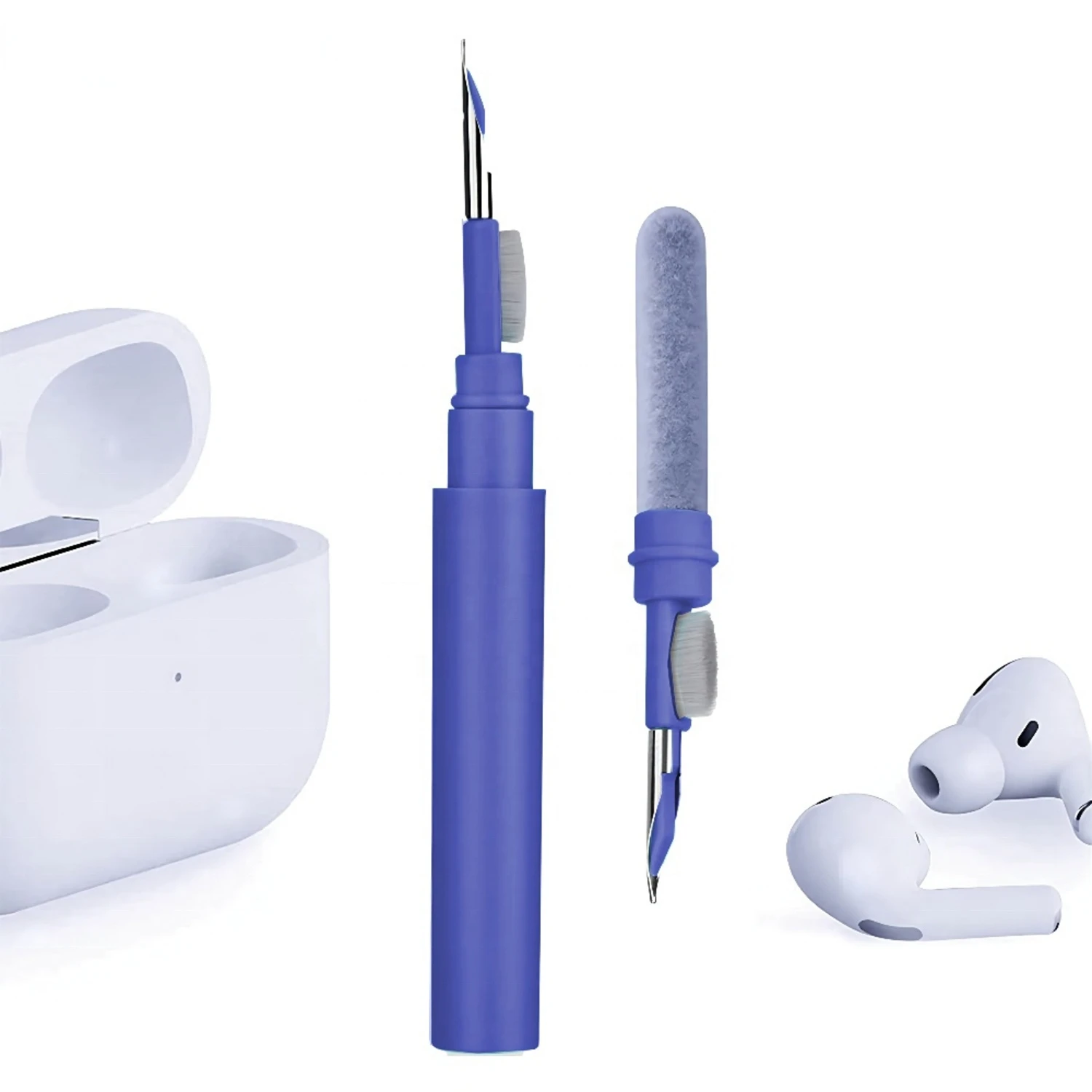 Blue Color Earbuds Cleaning Pen Durable Cleaning Pen Kit Clean Brush Wireless Earphones Charging Box
Blue Color Earbuds Cleaning Pen Durable Cleaning Pen Kit Clean Brush Wireless Earphones Charging Box
