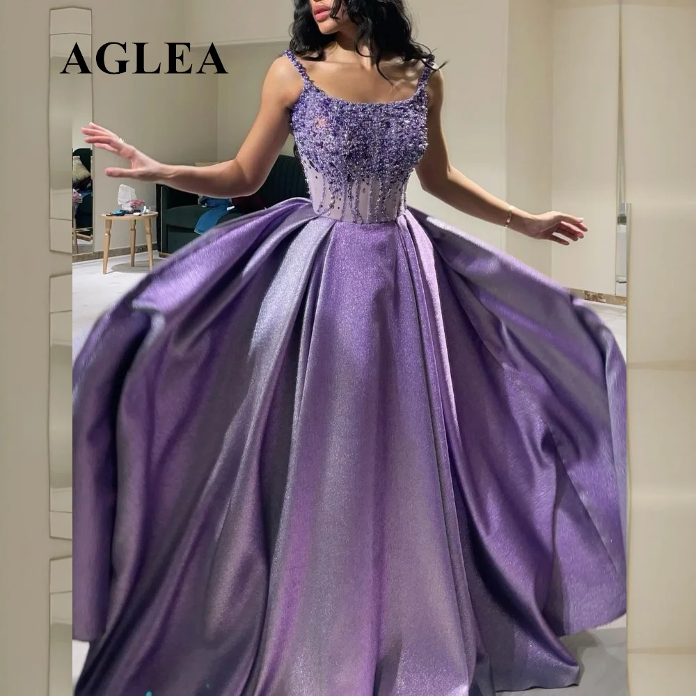 AGLEA 2023Prom Dresses Square Neck Spaghetti Straps Sequin Pearls Ball Formal Occasion Evening GownsRobes De SoiréeفساتينVestido 
AGLEA 2023Prom Dresses Square Neck Spaghetti Straps Sequin Pearls Ball Formal Occasion Evening GownsRobes De SoiréeفساتينVestido