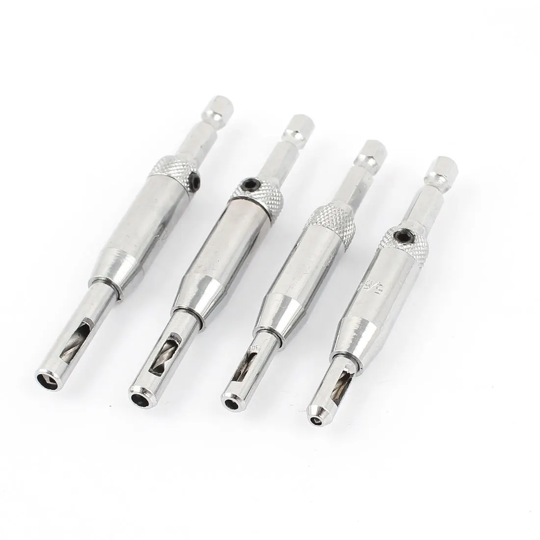4pcs Hex Head Self Centering Hinge Hardware Drill Bit 11/64" 9/64" 7/64" 5/64"
4pcs Hex Head Self Centering Hinge Hardware Drill Bit 11/64" 9/64" 7/64" 5/64"