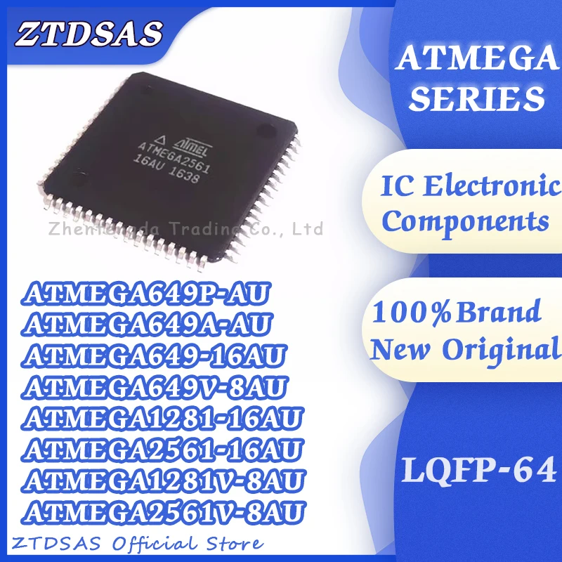 ATMEGA649P-AU ATMEGA649A-AU ATMEGA649-16AU ATMEGA649V-8AU ATMEGA1281-16AU ATMEGA2561-16AU ATMEGA1281V-8AU ATMEGA2561V-8AU IC MCU
ATMEGA649P-AU ATMEGA649A-AU ATMEGA649-16AU ATMEGA649V-8AU ATMEGA1281-16AU ATMEGA2561-16AU ATMEGA1281V-8AU ATMEGA2561V-8AU IC MCU