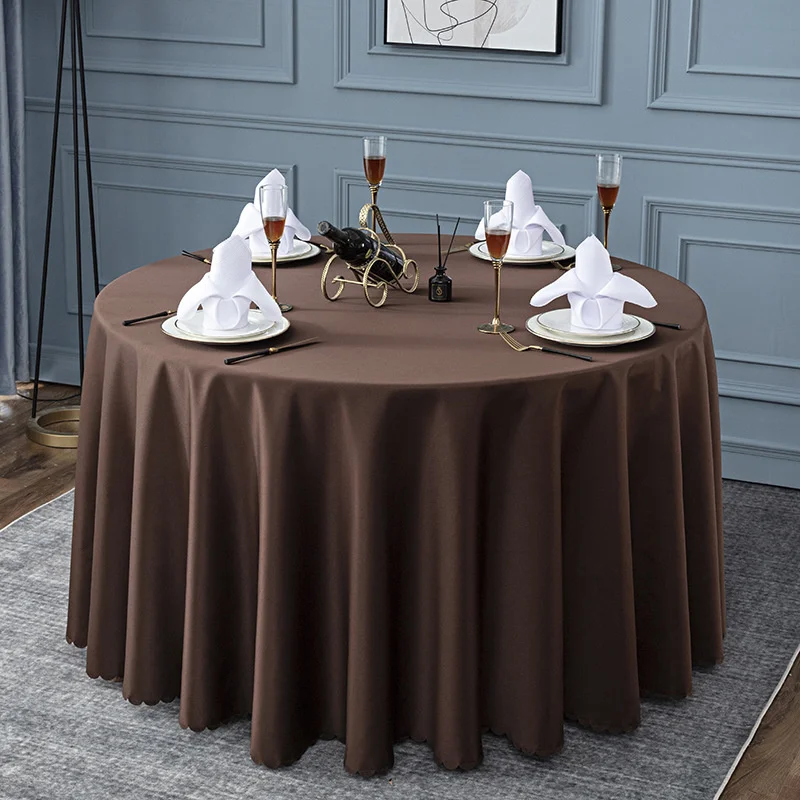

Double Layer Dirty Proof Tablecloth Desk Tablecloth Light Luxury High Quality Table Cloth Contrast Color Romantic Feeling