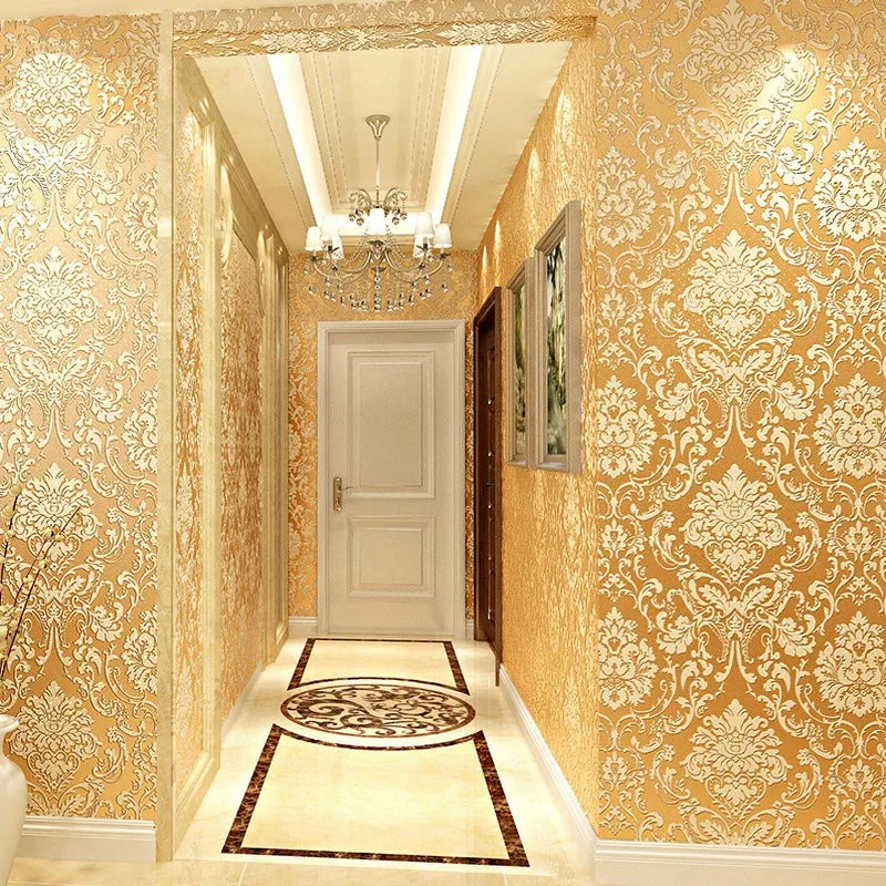 Golden 3D Embossed Wallpaper For Home Roll Luxury Classic Silver Floral Living Room Wall Paper Bedroom TV Background Decor
Golden 3D Embossed Wallpaper For Home Roll Luxury Classic Silver Floral Living Room Wall Paper Bedroom TV Background Decor