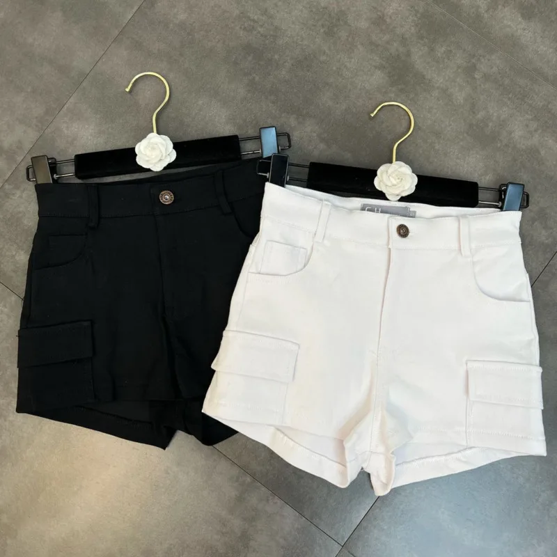 PREPOMP 2022 Spring New Arrival High Waist Double Pockets Slim Shorts Women GD930
PREPOMP 2022 Spring New Arrival High Waist Double Pockets Slim Shorts Women GD930