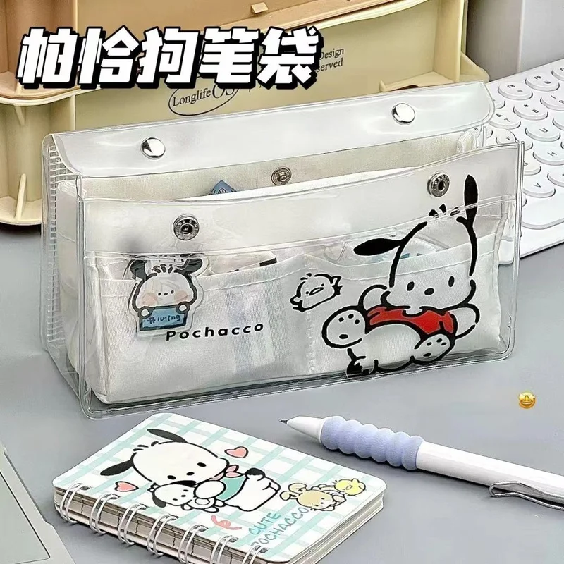 Новинка Sanrio мультяшная Милая полупрозрачная сумка для карандашей из поливинилхлорида женская сумка Большой Студенческий Многофункциональный Карандаш
Новинка Sanrio мультяшная Милая полупрозрачная сумка для карандашей из поливинилхлорида женская сумка Большой Студенческий Многофункциональный Карандаш
