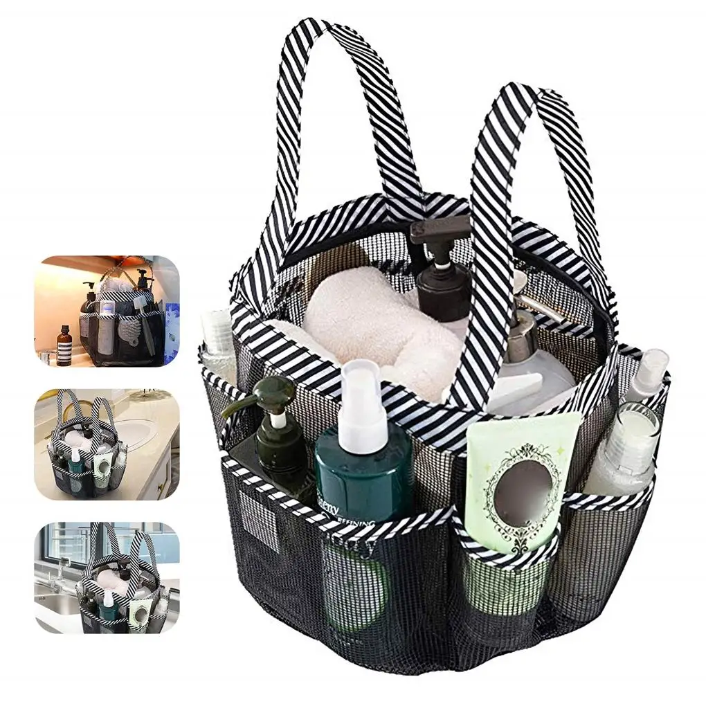 Mesh Shower Caddy Bag Indoor Outdoor Using Carry Container Multi-pocket Storage Tote Bags Organizer Holder with Handles
Mesh Shower Caddy Bag Indoor Outdoor Using Carry Container Multi-pocket Storage Tote Bags Organizer Holder with Handles