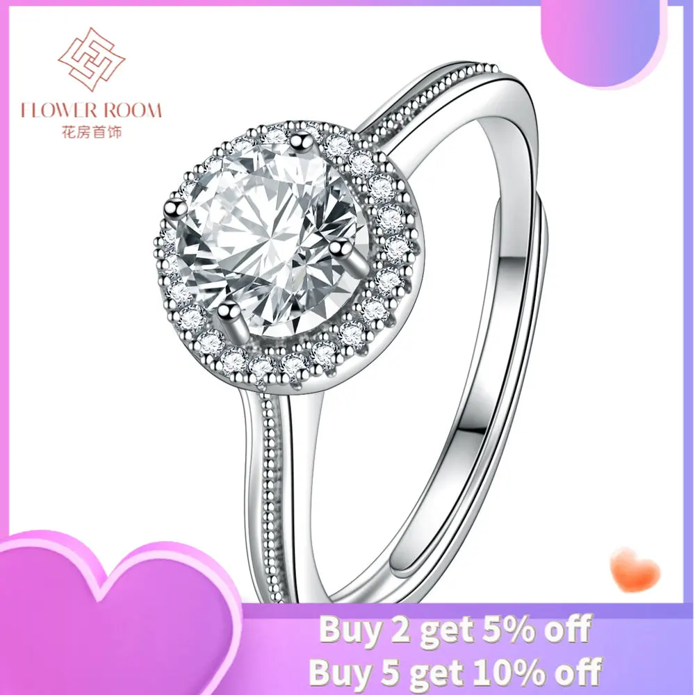Gothic Holy Light Round Four-claw Zircon Ring Female Imitation Diamond Ring One Carat Zircon Open Ring Engagement Ring for Women
Gothic Holy Light Round Four-claw Zircon Ring Female Imitation Diamond Ring One Carat Zircon Open Ring Engagement Ring for Women
