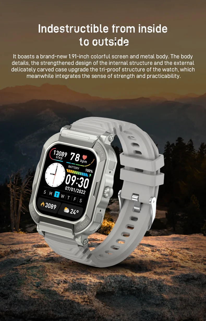H30 inteligentes Smartwatch Men Outdoor Sports Watch 1.85 Inch Male And Female Screen Swimming Heart Rate Monitoring
H30 inteligentes Smartwatch Men Outdoor Sports Watch 1.85 Inch Male And Female Screen Swimming Heart Rate Monitoring