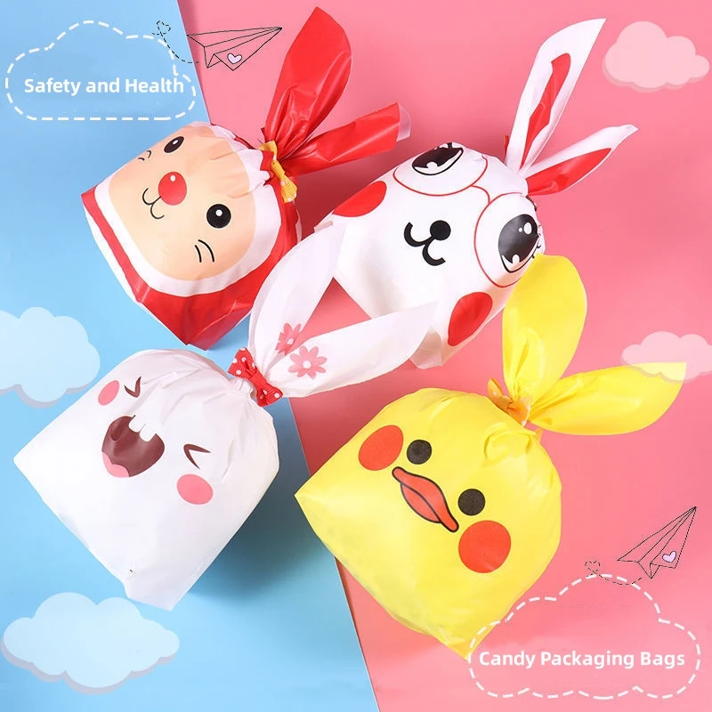 10Pcs Cute Rabbit Ear Candy Bag Dim Sum Baked Biscuit Bag Children's Day Gift Bag Christmas Supplies Children's Day Decorations
10Pcs Cute Rabbit Ear Candy Bag Dim Sum Baked Biscuit Bag Children's Day Gift Bag Christmas Supplies Children's Day Decorations