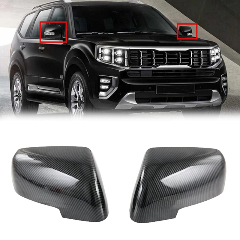 Car Carbon Fiber Rearview Side Glass Mirror Cover Trim Frame Side Mirror Caps For KIA Mohave 2020 2021 2022
Car Carbon Fiber Rearview Side Glass Mirror Cover Trim Frame Side Mirror Caps For KIA Mohave 2020 2021 2022