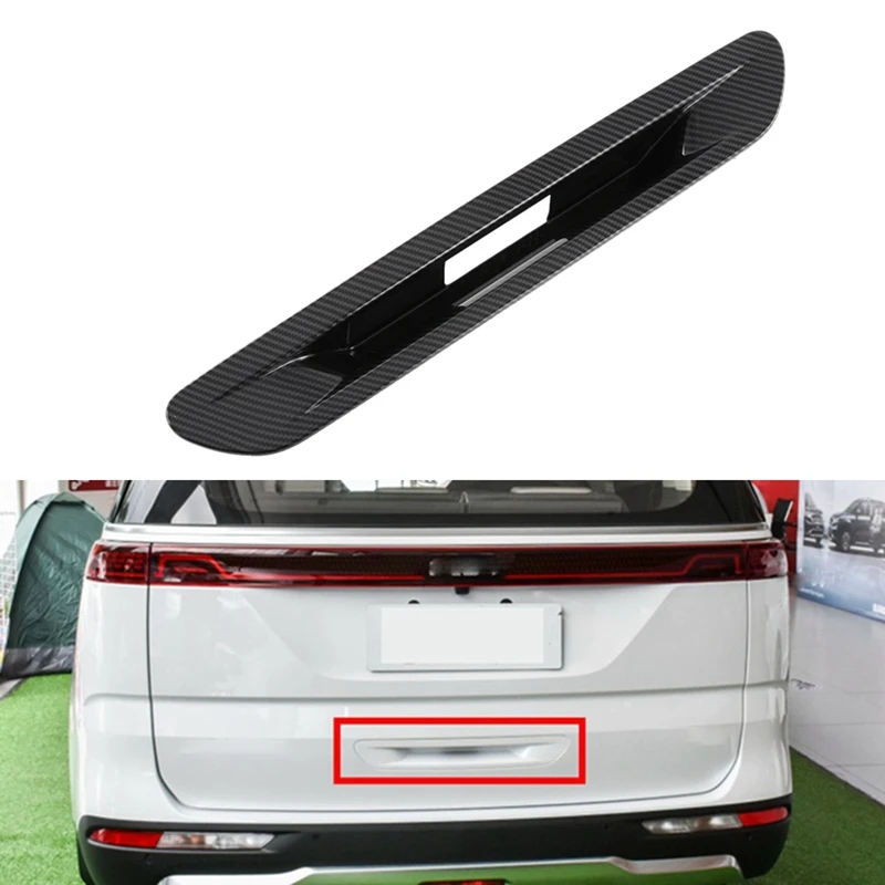Carbon Fiber Car Rear Trunk Tailgate Door Handle Bowl Catch Cover Trim for Kia Carnival KA4 2020 2021 2022
Carbon Fiber Car Rear Trunk Tailgate Door Handle Bowl Catch Cover Trim for Kia Carnival KA4 2020 2021 2022