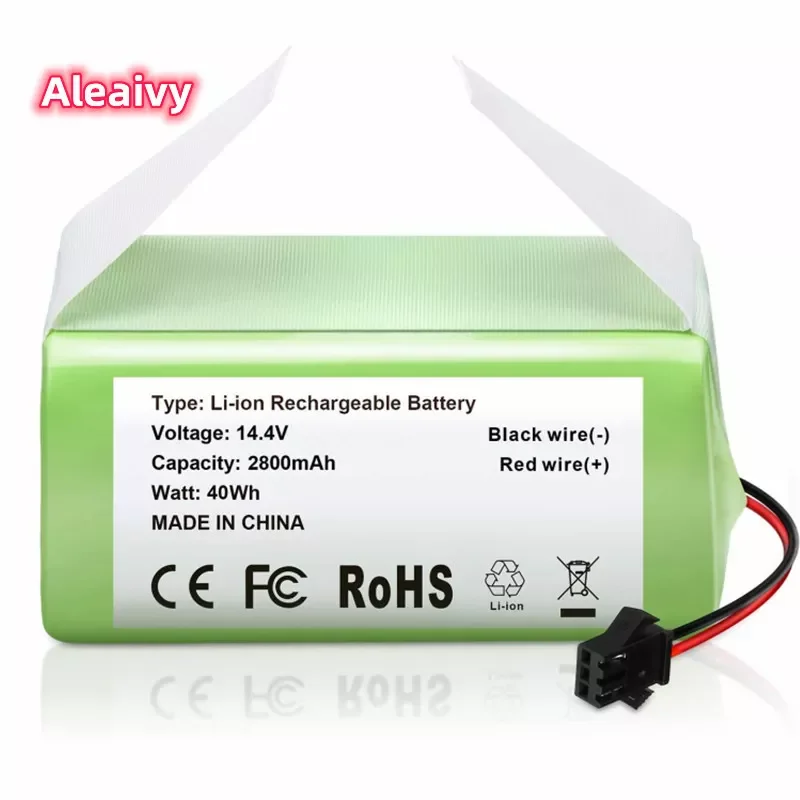 14.4v 2800mAh Replacement Battery Compatible with Ecovacs Deebot N79 n79S DN622 & Eufy RoboVac 11,11S,12,15C,15T,35C,G10 Hyb
14.4v 2800mAh Replacement Battery Compatible with Ecovacs Deebot N79 n79S DN622 & Eufy RoboVac 11,11S,12,15C,15T,35C,G10 Hyb