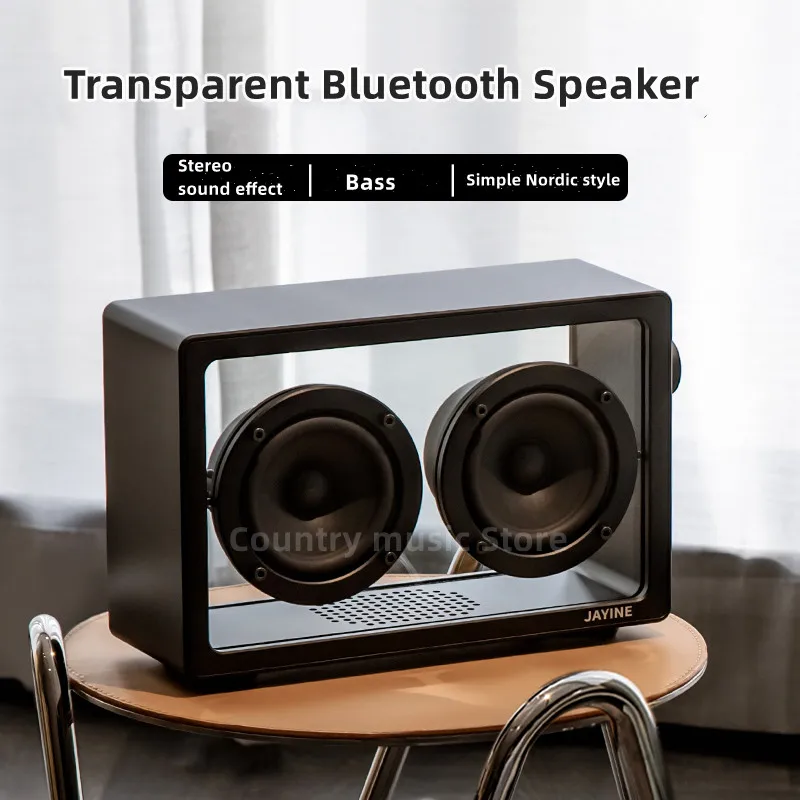 Nordic Transparent Wireless Bluetooth Speaker HiFi Audio Quality Portable Column Home Theater Stereo Retro Minimalist Subwoofer
Nordic Transparent Wireless Bluetooth Speaker HiFi Audio Quality Portable Column Home Theater Stereo Retro Minimalist Subwoofer