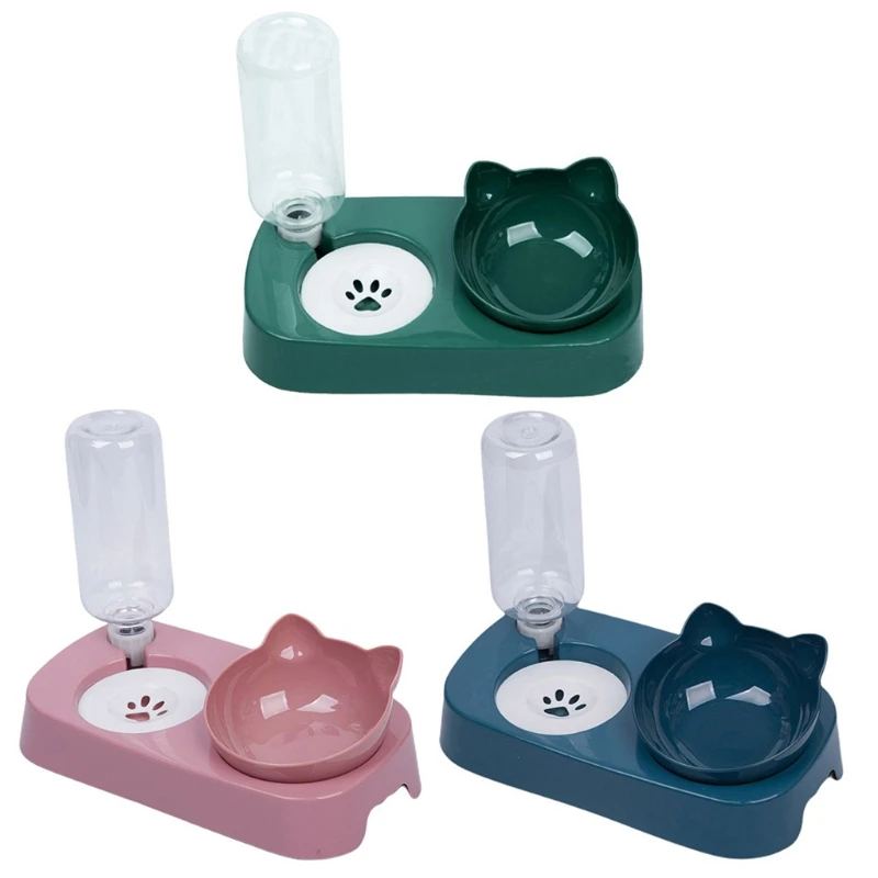 Pet Automatic Feeder and Waterer for Cat 0-15° Tilted Bowl Anti-Leak Water Fount
Pet Automatic Feeder and Waterer for Cat 0-15° Tilted Bowl Anti-Leak Water Fount