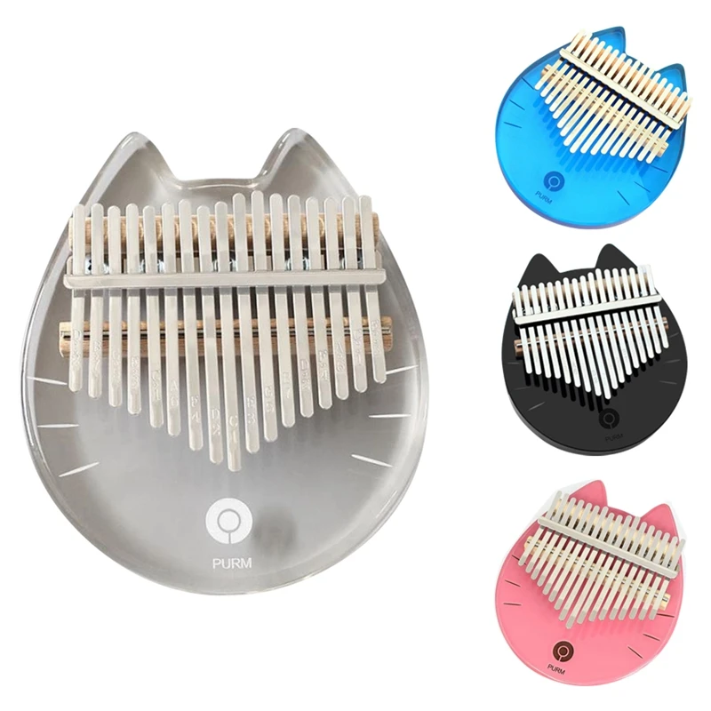 PURM 17 клавиш Kalimba акриловое пианино для большого пальца 17 клавиш Mbira клавиатура инструмент с молотком для настройки
PURM 17 клавиш Kalimba акриловое пианино для большого пальца 17 клавиш Mbira клавиатура инструмент с молотком для настройки