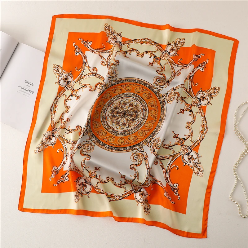 70cm Luxury Design Silk Feeling Square Scarf Women Print Neck Tie Summer Hair Hand Wrist Headkerchief Hijab Shawl Wraps 2022
70cm Luxury Design Silk Feeling Square Scarf Women Print Neck Tie Summer Hair Hand Wrist Headkerchief Hijab Shawl Wraps 2022