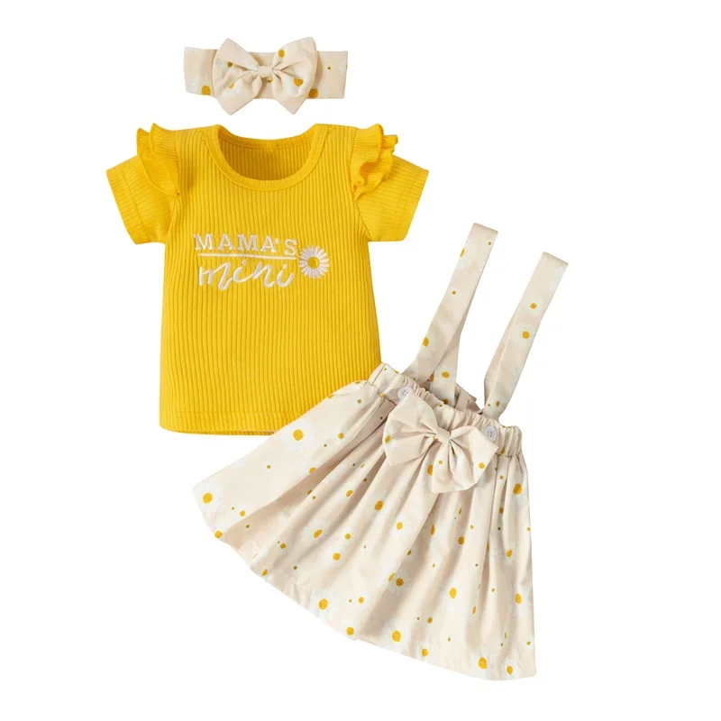 Ma&Baby 6-4Y Toddler Baby Kid Girls Clothes Set Ruffls Knitted Letter T-shirt Flower Print Skirts Strap Dresses D35
Ma&Baby 6-4Y Toddler Baby Kid Girls Clothes Set Ruffls Knitted Letter T-shirt Flower Print Skirts Strap Dresses D35
