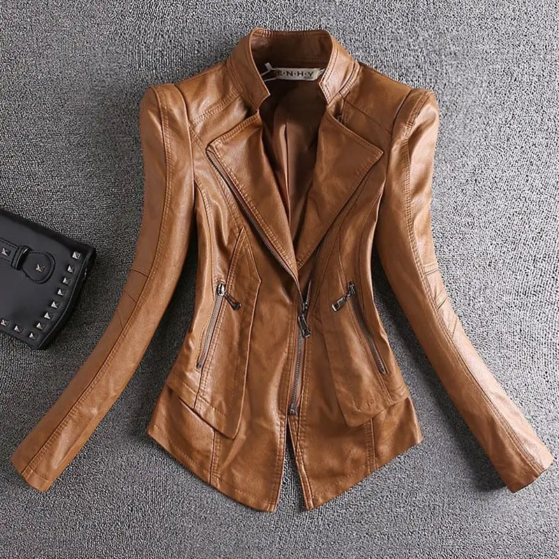 2022 Spring And Autumn Short Fashion Leather Jacket Women's New Casual Motorcycle Leather Coat Slim Clothing
2022 Spring And Autumn Short Fashion Leather Jacket Women's New Casual Motorcycle Leather Coat Slim Clothing