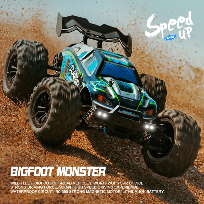 JBX Toys RC Car 1:16 Scale Remote Control Off-Road Truck Bigfoot 4WD Rock Climbing High Speed Radio Controlled Cars For Adults
JBX Toys RC Car 1:16 Scale Remote Control Off-Road Truck Bigfoot 4WD Rock Climbing High Speed Radio Controlled Cars For Adults