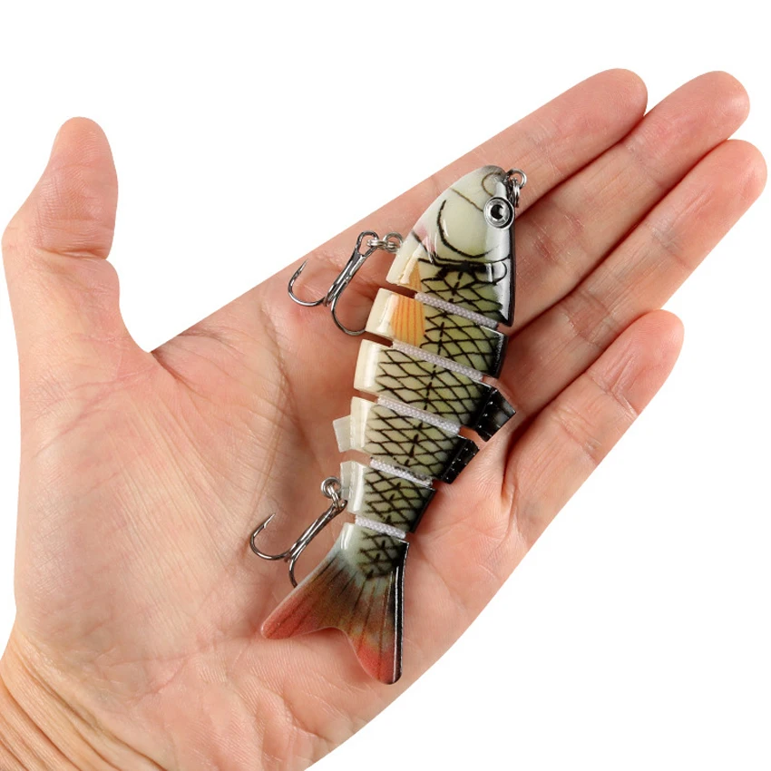 6 Segments 10cm 20g Multi Jointed Swimbait Fishing Lures Crankbait For Wobblers Pike Hard Swim Bait Sinking Fish Bass Lure
6 Segments 10cm 20g Multi Jointed Swimbait Fishing Lures Crankbait For Wobblers Pike Hard Swim Bait Sinking Fish Bass Lure