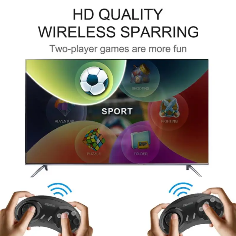 Видеоигра Stick 4k 16-битная Беспроводная MD консоль для SEGA FC Genesis Mega Game Stick Ретро Master System Dendy TV SMS Game
Видеоигра Stick 4k 16-битная Беспроводная MD консоль для SEGA FC Genesis Mega Game Stick Ретро Master System Dendy TV SMS Game